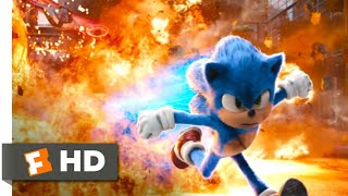 Sonic the Hedgehog 2020  Racing Robotnik Through the Rings Scene 910  Movieclips [upl. by Russia]