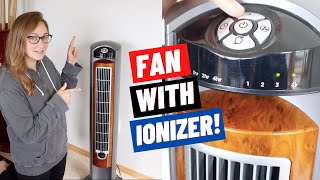 Lasko Tower Fan with Ionizer Review 2021  Wind Curve 42quot Oscillating Tower Fan  Amazon Buys [upl. by Dora]