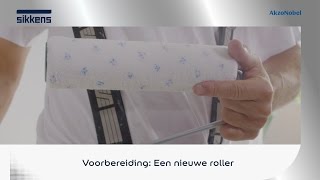 Voorbereiding een nieuwe roller [upl. by Refotsirk]