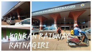 Konkan railway stationNEW RAILWAY STATION 🚉 [upl. by Montford825]