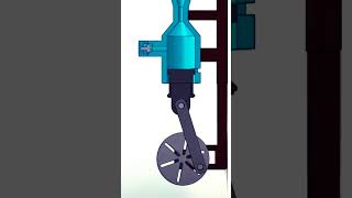 Understanding the Piston cylinder working with Crank shaft amp Valve mechanism system in 3D animation [upl. by Dympha]