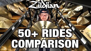 Zildjian 50 Rides Comparison [upl. by Elazaro]