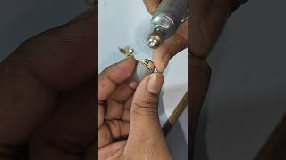 How to make gold jewellery design golddesig jewellery goldjewellerymaking ring goldplated [upl. by Caitrin]