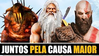 KRATOS ZEUS E HADES JUNTOS EM GOD OF WAR quotRAGNAROKquot [upl. by Avonasac126]