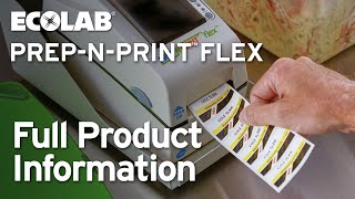 Ecolab® PrepnPrint Flex Automated Labeling System [upl. by Gambell165]