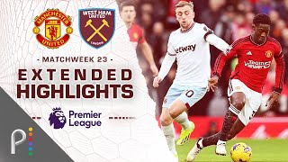 Manchester United v West Ham United  PREMIER LEAGUE HIGHLIGHTS  242024  NBC Sports [upl. by Dickenson965]