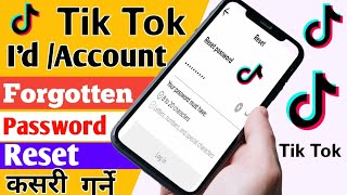 How to Reset TikTok Forgot Password How to Login Tiktok with Old Id amp Password Tik Tok login ID [upl. by Elson]