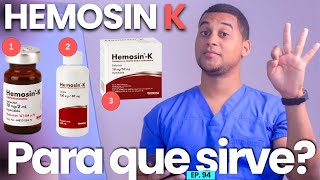 HEMOSIN K PARA QUE SIRVE  3 COSAS [upl. by Orest225]