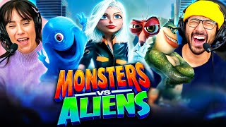 MONSTERS VS ALIENS 2009 MOVIE REACTION FIRST TIME WATCHING Full Movie Review  Dreamworks [upl. by Leveroni]