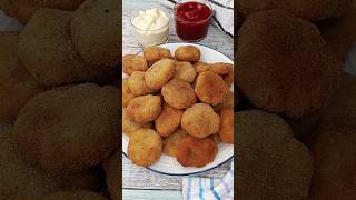 Nuggets de Pollo Fáciles y Rápido 😋👍 BRUTAL shorts reels [upl. by Ykcim]