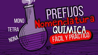 PREFIJOS nomenclatura QUÍMICA⚡ sistemática  mono tetra fácil y sencillo [upl. by Eninotna]