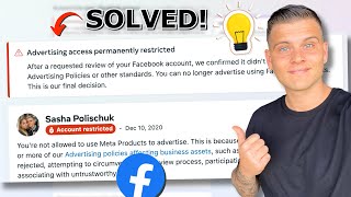 Facebook Advertising Access Permanently Restricted  The ULTIMATE Solution [upl. by Asreht]