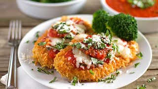 Oven Baked Chicken Parmesan Recipe [upl. by Sirref]