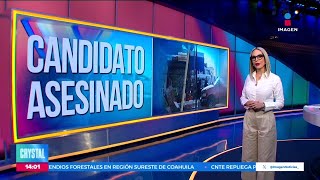 Asesinan al candidato Ricardo Arizmendi en Morelos  Noticias con Crystal Mendivil [upl. by Lad785]