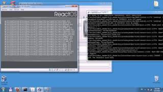 ReactOS  getting debug log with putty  backtrace [upl. by Anazus]