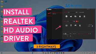 How to Install Realtek HD Audio Driver on Windows 1110 amp Lower [upl. by Earised]