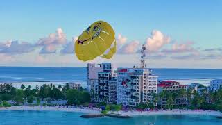 Tytie and Kiki parasailing at Maafushi Island in Maldives 😍❤️ [upl. by Whiney]