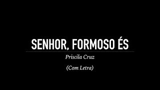 Senhor Formoso És  Priscila Cruz Com Letra [upl. by Scotty]