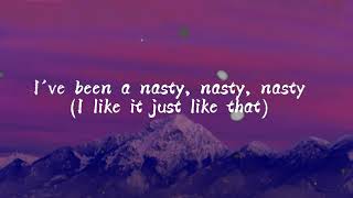 Tinashe  Nasty Lyrics [upl. by Annahoj]