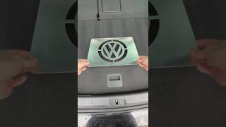 Trunk mat Volkswagen logo in 5 seconds 👀🤫 satisfyingvideo golf [upl. by Ailemaj]