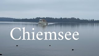 Chiemsee in autumn  by boat PrienHerreninsel [upl. by Astrahan649]