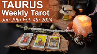 TAURUS WEEKLY TAROT READING quotCOMPLETE amp UTTER TRANSFORMATION TAURUSquot January 29thFebruary 4th 2024 [upl. by Chappelka]