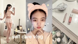 Self Care Vlog Pamper w Me Skincare Routine Favorite Beauty Tips amp Full Day of at Home Spa [upl. by Hut]