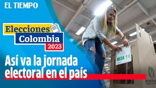 EN VIVO Elecciones 2023 siga en vivo la jornada electoral en cada ciudad de Colombia  El Tiempo [upl. by Neroc]