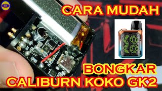 CARA BONGKAR POD CALIBURN GK2  SENSOR HISAP TIDAK BISA [upl. by Sllew]