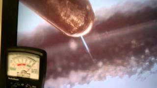 Melting a TIN WHISKER Using a VoltOhm Meter [upl. by Riehl]