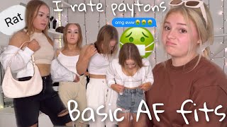 I rate Paytons basic AF fits  don’t expect fashion show couture… [upl. by Shepley]