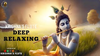 Krishna Flute  Deep Relaxing Music  Sleep Music  Meditation Music Study Calming Music [upl. by Yoho]