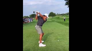 Charlie Woods 2024 US Junior Am golf shorts [upl. by Iadahs]