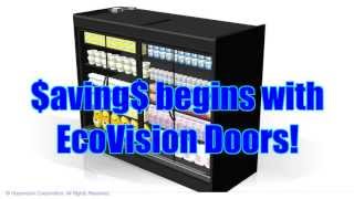 Hussmann EcoVision Door Installation Animation [upl. by Divadnhoj]