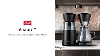 Melitta® Vision™ 12Cup Luxe Drip Coffee Maker  Painted Black wabilogic melitta vision [upl. by Anairo]