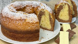 Ciambellone bicolore al doppio cioccolato [upl. by Ailerua]