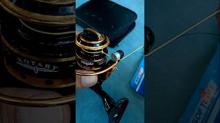 How to spool braided line on a spinning reel fishing fishingknot reel spool braided tips [upl. by Bringhurst]