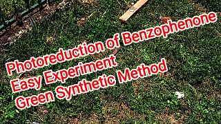 Photoreduction of Benzophenone Easy experiment Green Chemistry CC bond formationLab Preparation [upl. by Tnayrb545]