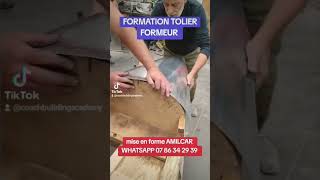 Formation tolier formeur mise en forme carrosserie aluminium AMILCAR tolierformeur [upl. by Angelina]