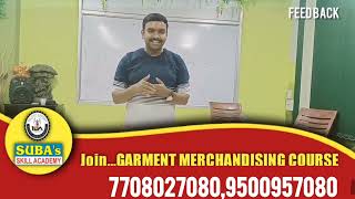 Garment MERCHANDISING மட்டுமல்ல LEADERSHIP பற்றியும் நிறைய தெரிந்து கொண்டேன்  Student feedback [upl. by Mavilia118]