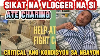 ISANG SIKAT NA VLOGGER NASA CRITICAL NA KONDISYON SA NGAYON [upl. by Asher]