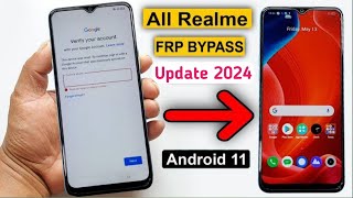 All Realme Frp Bypass Android 11  Bypass Frp Realme Android 11 [upl. by Aihsenek]