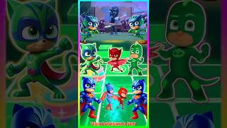 PJ Masks  Owlette 🆚 CatBoy 🆚 Night Ninja 🆚 Gekko X Dance Song Tiles Hop EDM Rush shorts [upl. by Ahsiekahs]