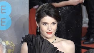 Gemma Arterton on the red carpet of the 2018 BAFTA award ceremony in London [upl. by Monjan]