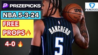 NBA Prizepicks 5324FREE PICKS [upl. by Ribaudo]