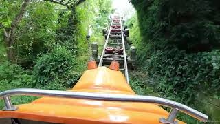 Rasender Tausendfüßler Raging Millipede at Erlebnispark Tripsdrill in Germany POV of a Tivoli [upl. by Lerner115]