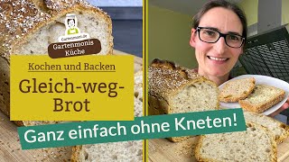 GleichwegBrot Das beste Brot das du je gegessen hast Ohne kneten Brot mit Hefe selber backen [upl. by Adigirb]