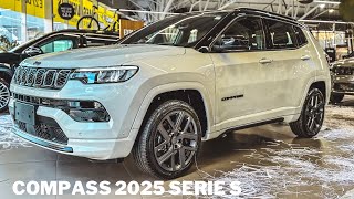 NOVO JEEP COMPASS 2025 SERIE S T270 FLEX  O QUE MUDA [upl. by Hauge]