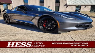 2014 Chevrolet Corvette Stingray Z51 3LT Coupe Automatic For Sale Hess Auto Agency [upl. by Seidler659]