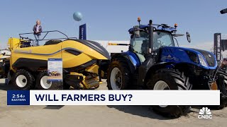 World AG Expo debuts new tractors ahead of Deere and CNH earnings [upl. by Ahsienek]